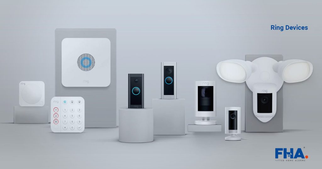 Ring family of alarm and camera products