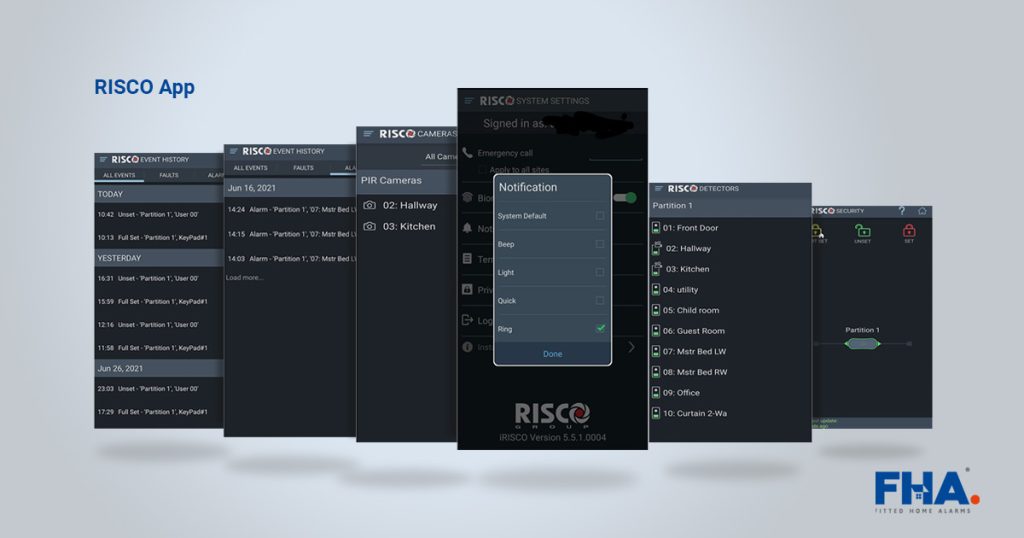 iRisco Smart Alarm App from Risco