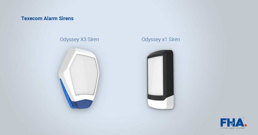 Texecom Alarm Sirens Odyssey X1 and Odyssey X3 Models