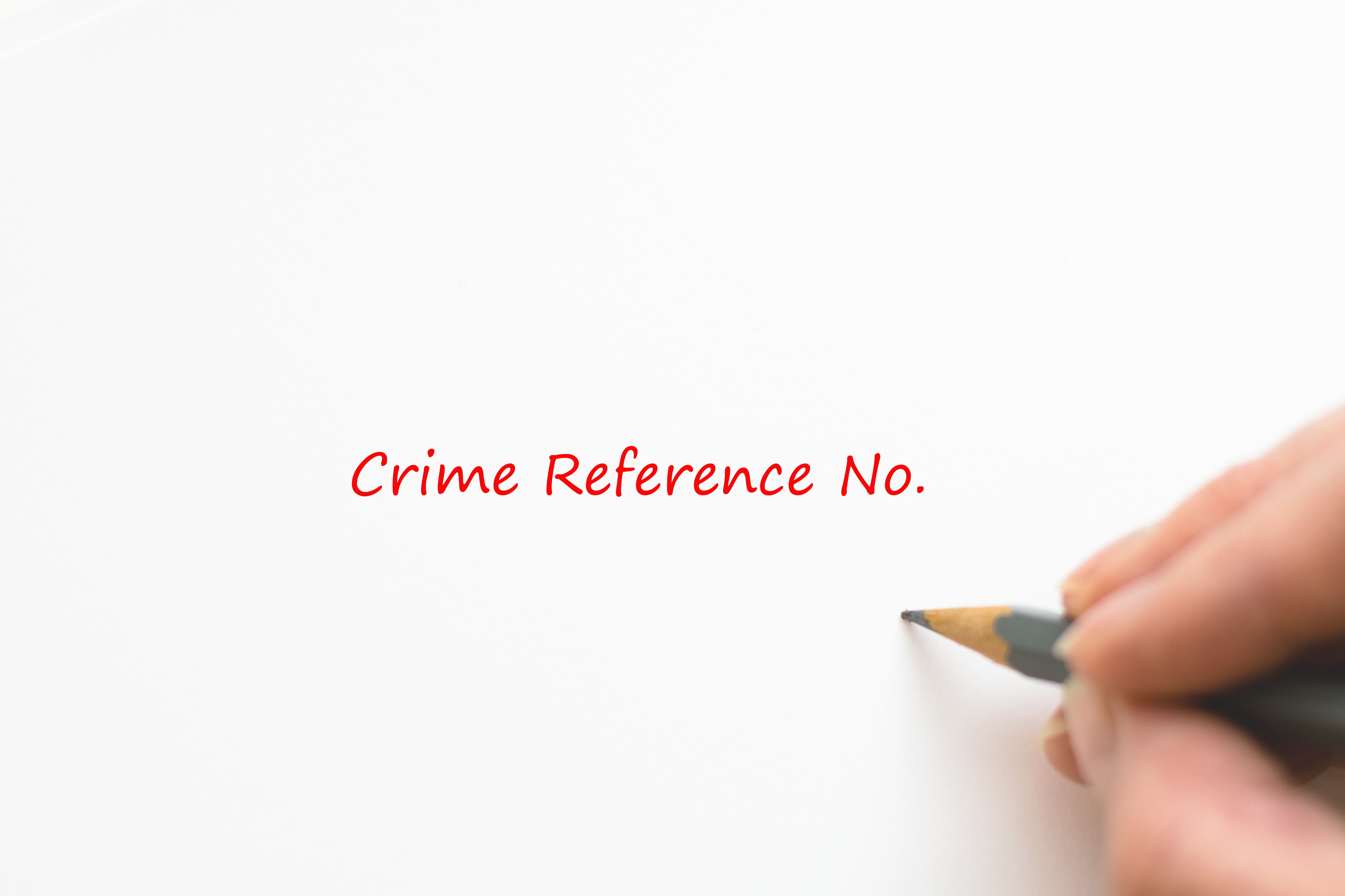 Crime reference number