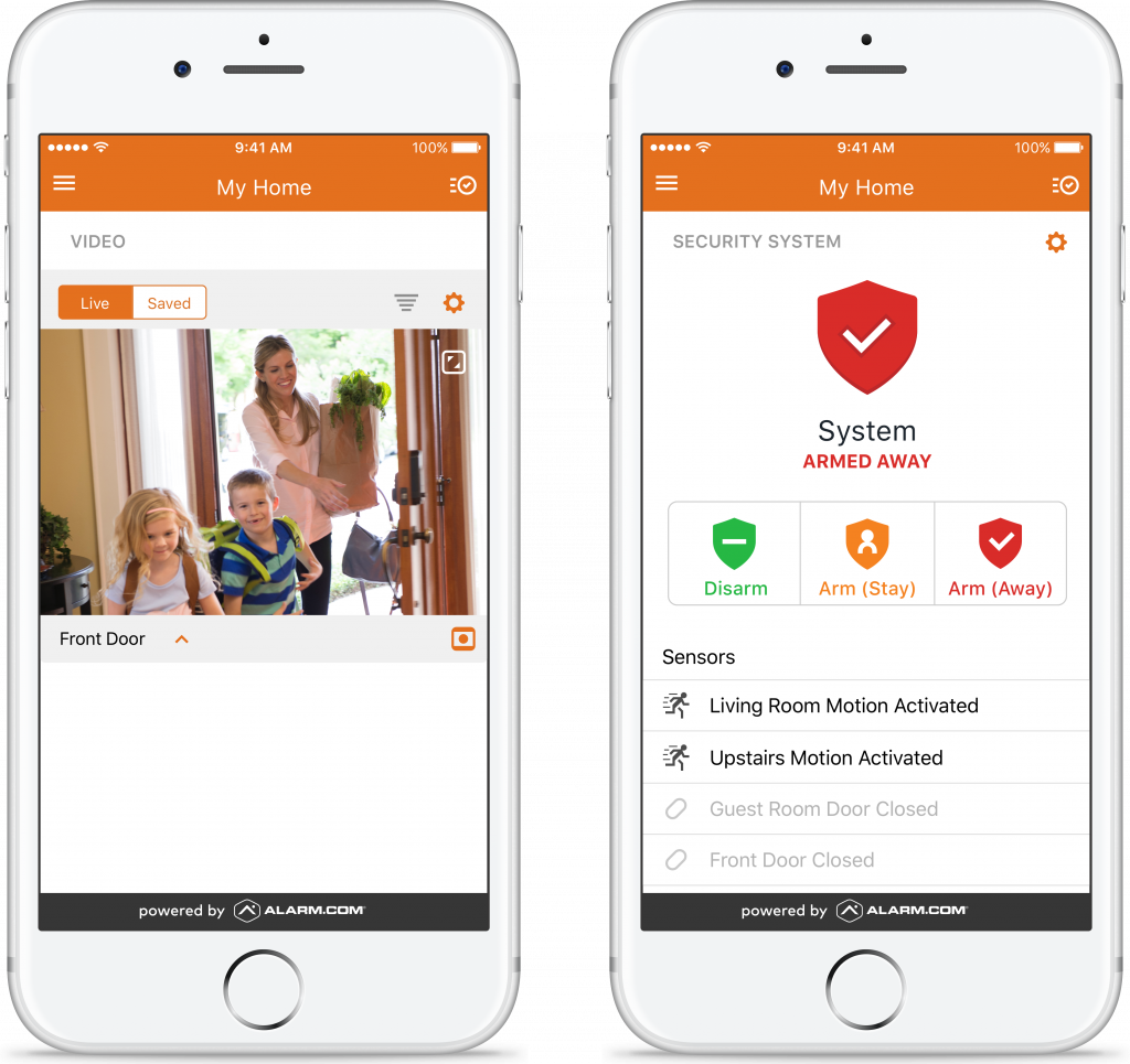 alarmdotcom security app solution